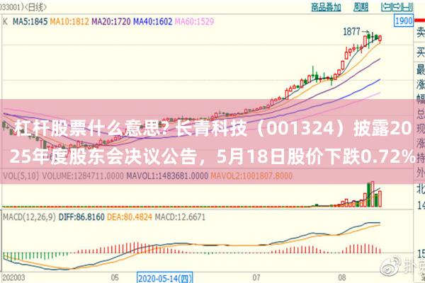 杠杆股票什么意思? 长青科技（001324）披露2025年度股东会决议公告，5月18日股价下跌0.72%