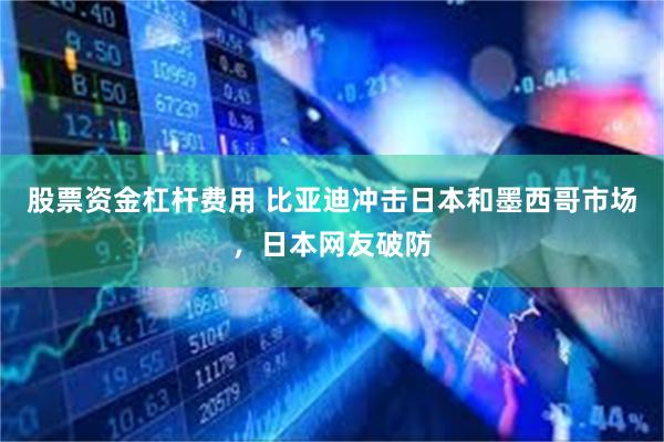 股票资金杠杆费用 比亚迪冲击日本和墨西哥市场，日本网友破防
